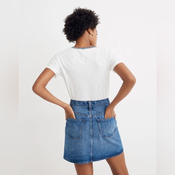 Madewell A-Line Denim Skirt Size 29 - Picture 3 of 14